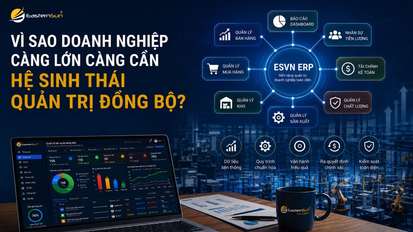 Hệ sinh thái chuyển đổi số ERP